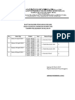 Uam DAFTAR HADIR PENGAWAS RUANG UAMBN