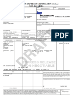 US1 MEC HBL Sea Waybill - Laser - DFWS2200329