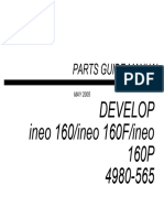 Ineo 160 Parts Manual