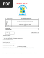 Msc2 Marking Scheme