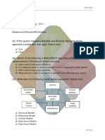 Testbank Software Engineering Final 2021 Spring