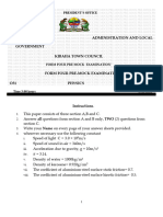 Physics Form 4 Pre Mock