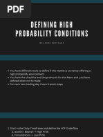 High Probabilty Conditions