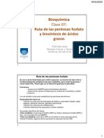 Clase 07 PPP y Biosintesis de Acidos Grasos 2023