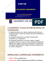 FLAW 109 - Valid Syllogistic Arguments