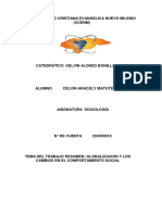 Globalización y Los Cambios en El Comportamiento Social