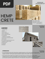 HEMPCRETE (Material Report)