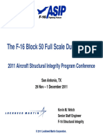 The F-16 Block 50 Full Scale Durability Tes