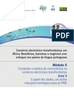 Condições e Política de Concorrência No Comércio Electrónico Transfronteiriço O Papel Dos Dados, Um Activo Intangível Estratégico para As PME