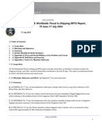 U.S. Navy Office of Naval Intelligence Worldwide Threat To Shipping (WTS) Report, 19 June - 17 July 2024