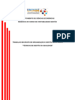 Técnicas de Gestão de Qualideade