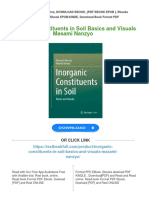 Get Inorganic Constituents in Soil Basics and Visuals Masami Nanzyo Free All Chapters