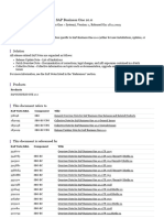 Central Note For SAP Business One 10.0