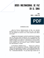 La Fuerza Multinacional de Paz en El Sinai