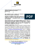 Denuncia Violencia Intrafamiliar Psicologica, Verbal Economica Yotros