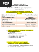 Taller Práctico Funciones Del Lenguaje