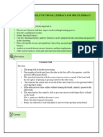 Lesson 1: New Literacies, Functional Literacy and Multiliteracy