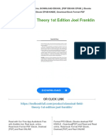 (PDF Download) Classical Field Theory 1st Edition Joel Franklin Fulll Chapter