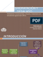 Deshidratacion y Desalado de Crudos.