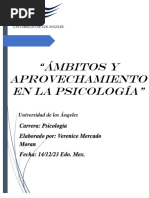 Ambitos y Aprovechamiento en Psicologia