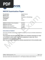 SCIMA2 - Mock Examination Paper