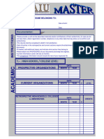 Format Communication Investigation (Comprehensive Resume) .Master