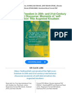 PDF The Fight Over Freedom in 20th - and 21st-Century International Discourse: Moments of Self-Determination' Rita Augestad Knudsen Download