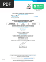 Certificado Medidores