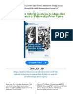 PDF Women and The Natural Sciences in Edwardian Britain: in Search of Fellowship Peter Ayres Download