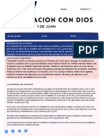 Lección Mi Relación Con Dios