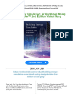 Building Energy Simulation: A Workbook Using DesignBuilder™ 2nd Edition Vishal Garg 2024 Scribd Download