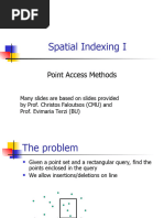 Spatial Indexing I: Point Access Methods