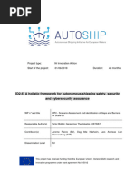 A Holistic Framework For Autonomous Shipping Safety Security and Cybersecurity Assurance