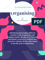 Organising - Business Studies - Max Lino Payyampallil