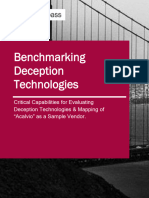 Acalvio Report Benchmarking Deception Technologies 2018