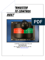 Bow Thruster Remote Control H887