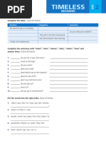 Timeless 1 Quiz 2