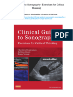 Clinical Guide To Sonography: Exercises For Critical Thinking. ISBN 9780323091640, 978-0323091640