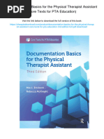 Documentation Basics For The Physical Therapist Assistant (Core Texts For PTA Education) - ISBN 1630914029, 978-1630914028