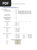 Pipe Rack Load Calculation