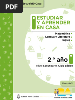 Estudiar Y Aprender en Casa: Matemática Lengua y Literatura Inglés