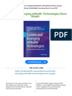 Full Download Current and Emerging Mhealth Technologies Emre Sezgin PDF