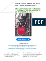 (PDF Download) Korea's Quest For Economic Democratization: Globalization, Polarization and Contention 1st Edition Youngmi Kim (Eds.) Fulll Chapter