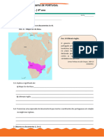 Ficha de Trabalho de História