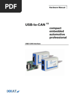 Usb To Can - v2 - Manual 4 01 0280 20000