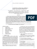 Effect of Localised Pressure Depression and Rain o