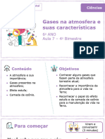 Aula 7 - Gases Na Atmosfera e Suas Características