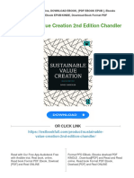 PDF Sustainable Value Creation 2nd Edition Chandler Download