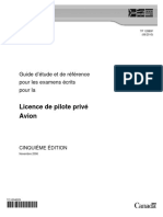 Licence de Pilote Privé Avion: Guide D'étude Et de Référence Pour Les Examens Écrits Pour La