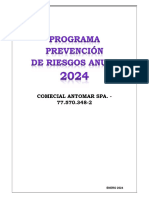 Programa Anual Prevencion de Riesgos